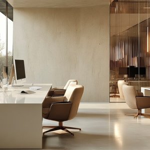 Premium workspace design by Alif Interiors